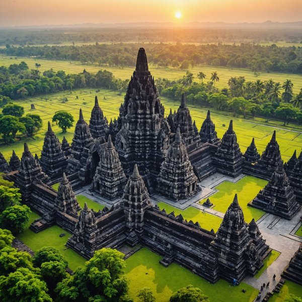 Comment organiser une visite des anciens temples de Prambanan, Indonésie?