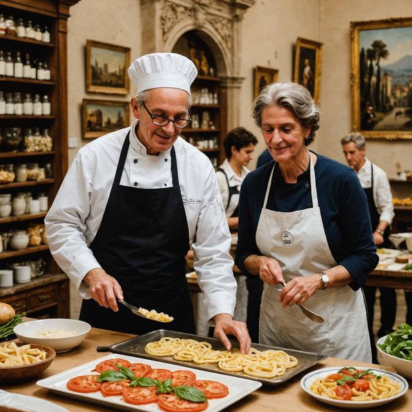 Comment organiser un séjour en Italie avec des ateliers de cuisine et des visites de musées?