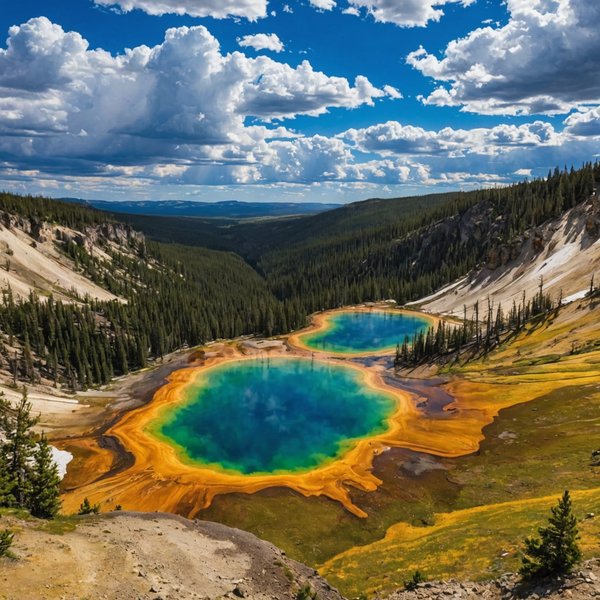 Quels sont les conseils pour une randonnée dans le Parc National Yellowstone, États-Unis?